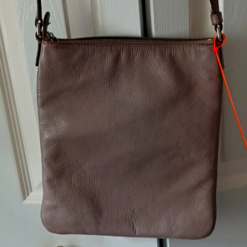 Loewe Handpainted Gray/Taupe Genuine Leather Crossbody - Picture 2 of 7